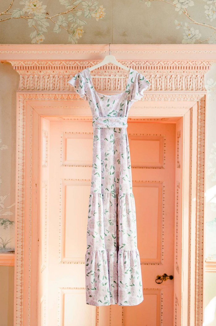 Isabella Dress in Peony Prosecco