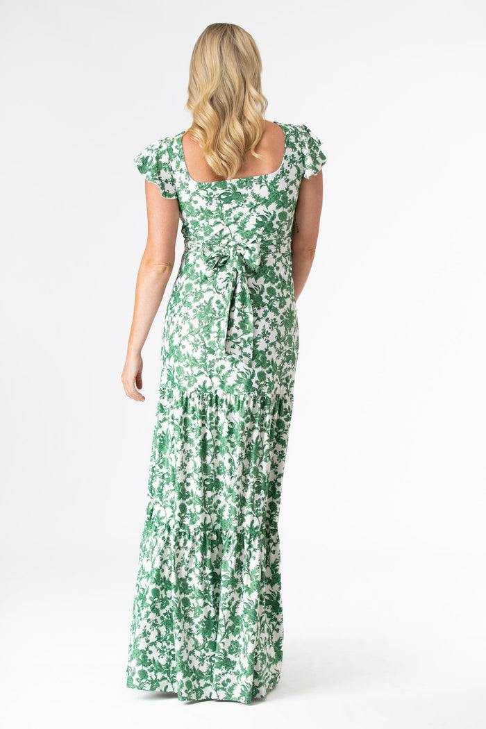 Isabella Dress in Rosemary Waltz