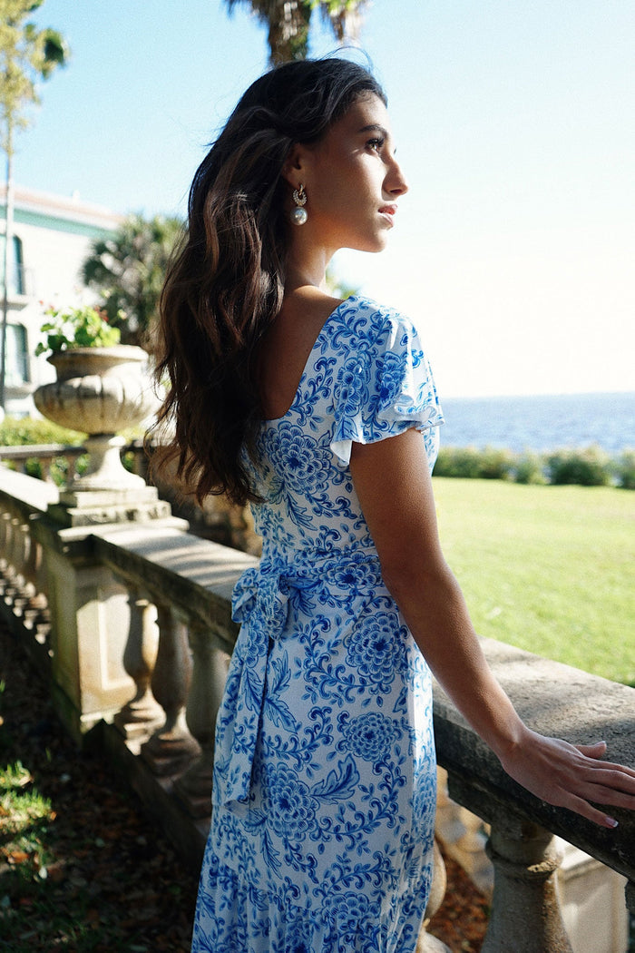 Isabella Dress in Zinnia Love