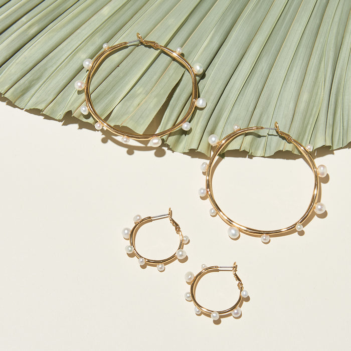 Isla Pearl Hoop