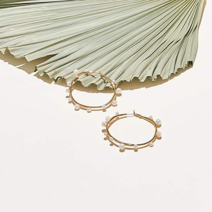 Isla Pearl Hoop