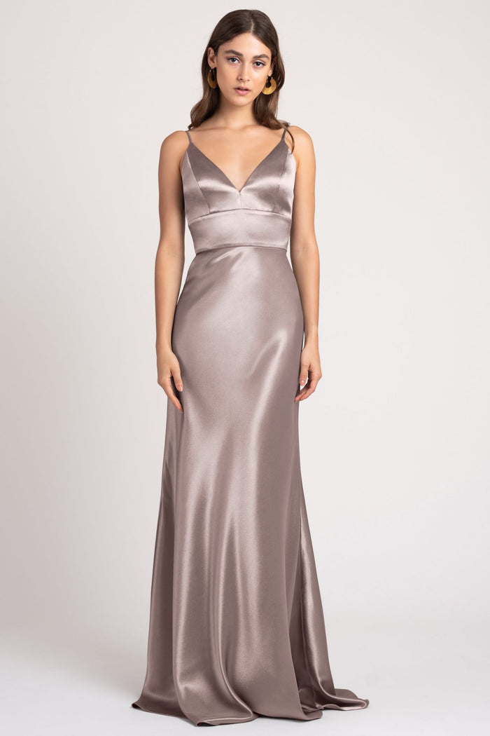 Jenny Yoo Long Bridesmaid Dress Brenna_quartz