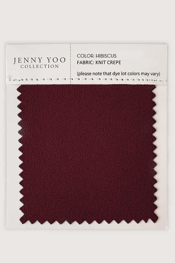 Jenny Yoo Knit Crepe Swatch Card