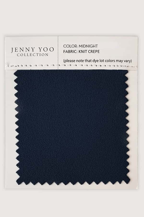 Jenny Yoo Knit Crepe Swatch Card