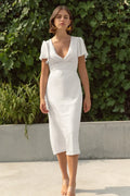 Jenny Yoo Little White Dress Audrina