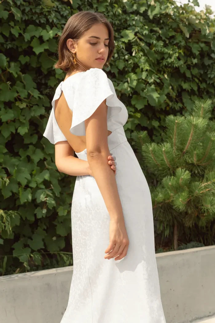 Jenny Yoo Little White Dress Audrina