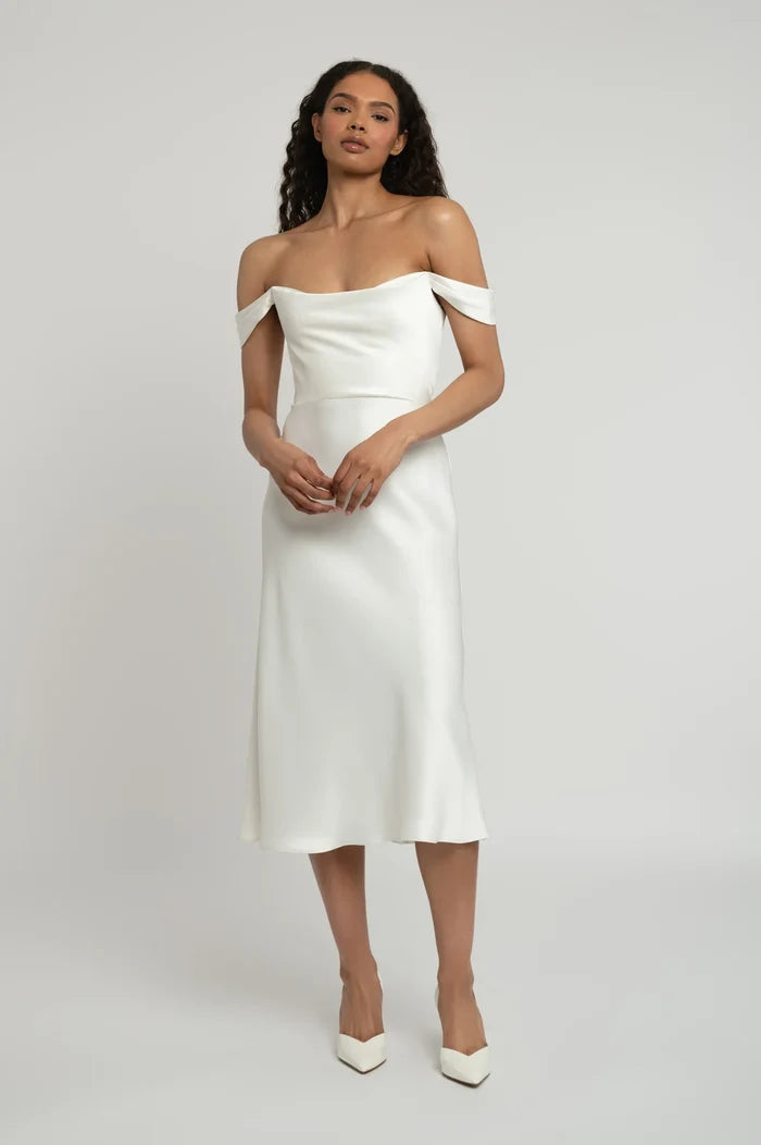 Jenny Yoo Little White Dress Evelyn