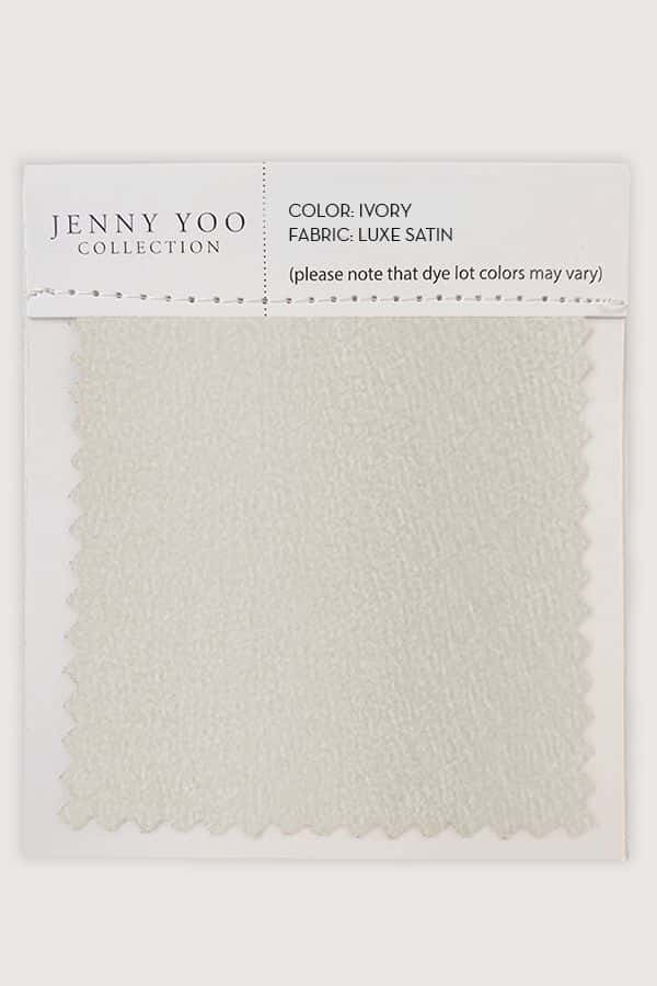 Jenny Yoo Luxe Satin Swatch Card