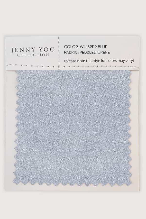 Jenny Yoo Pebbled Crepe Swatch Card