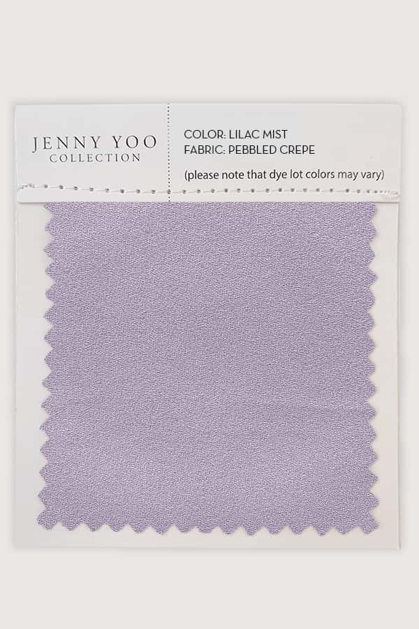 Jenny Yoo Pebbled Crepe Swatch Card