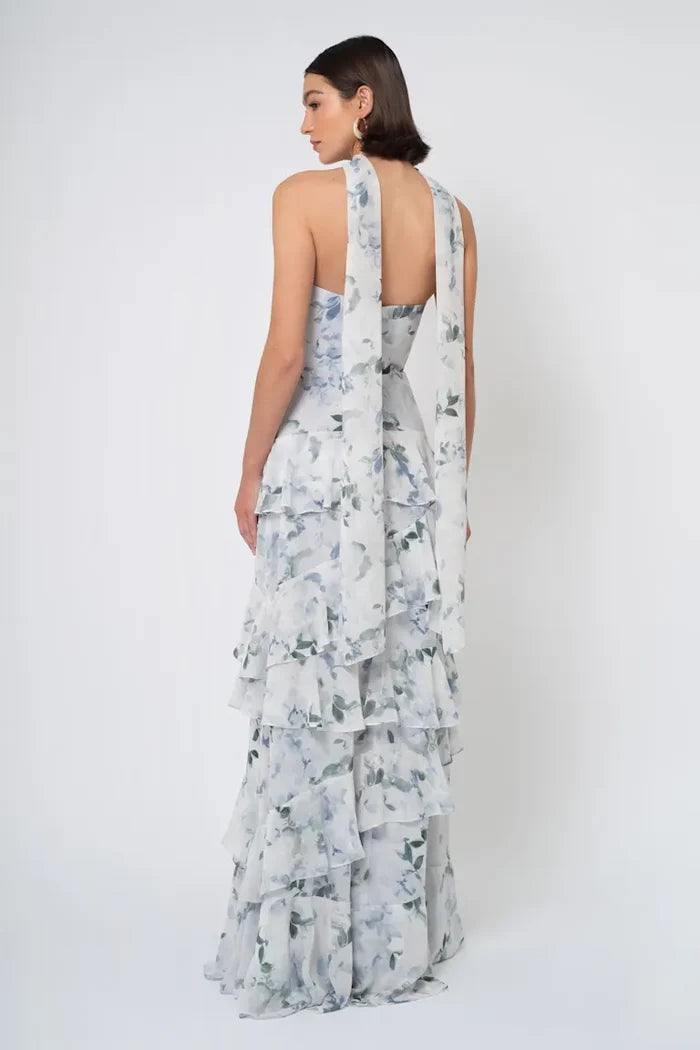 Jenny Yoo Printed Chiffon Bridesmaids SCARF ONLY