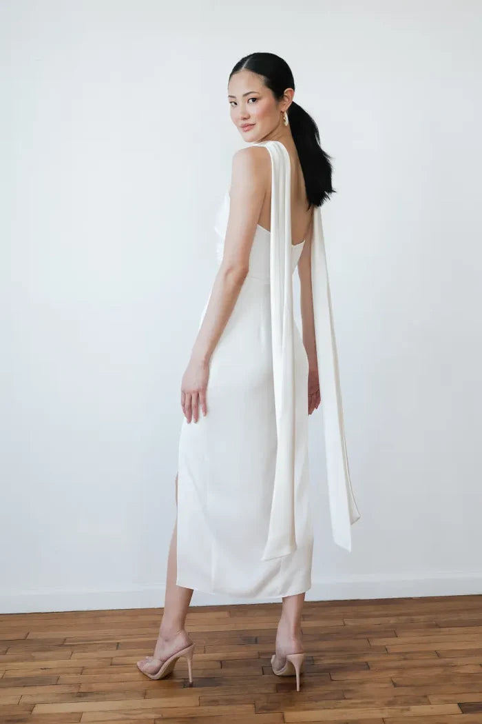 Jenny Yoo Satin Bridal SCARF ONLY