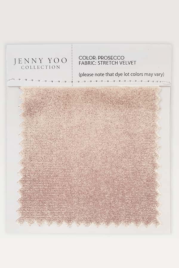 Jenny Yoo Stretch Velvet Swatch Card