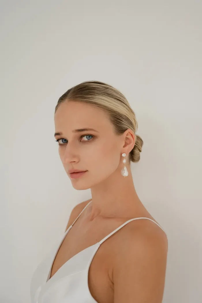 Juniper Pearl Drop Earring