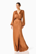 Kai Maxi Dress in Brown