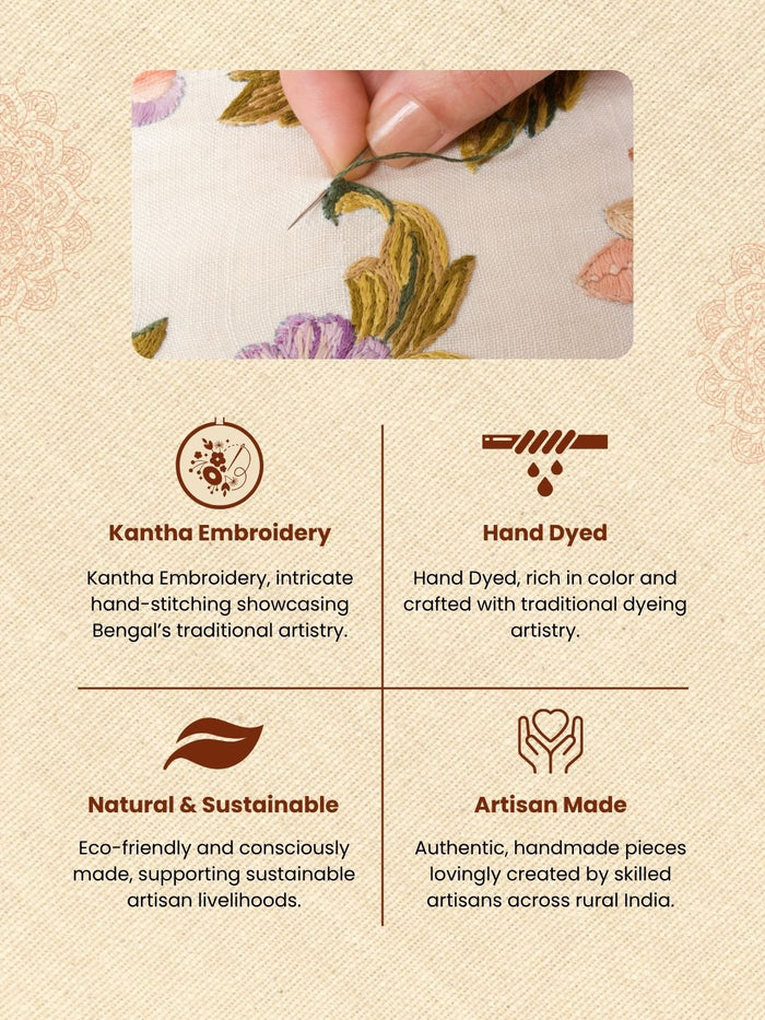 Khamma Ghani Intricate Cotton Kantha Cushion Covers