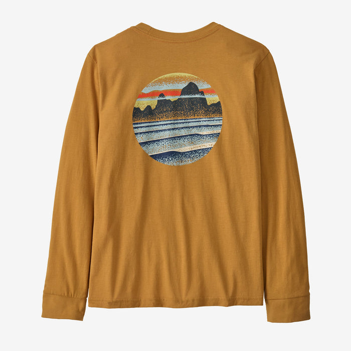 Kids' Long-Sleeved Skyline Stencil T-Shirt
