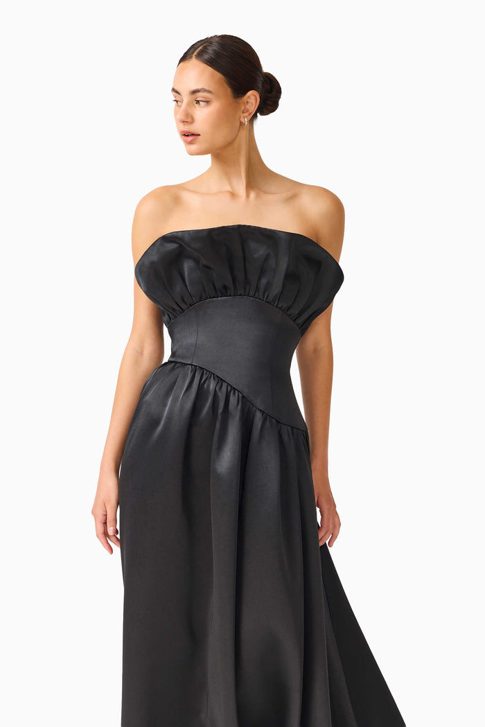 Laurel Sleeveless Maxi Dress in Black
