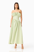 Laurel Sleeveless Maxi Dress in Sage Green