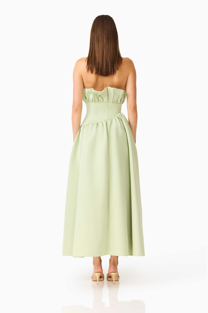 Laurel Sleeveless Maxi Dress in Sage Green