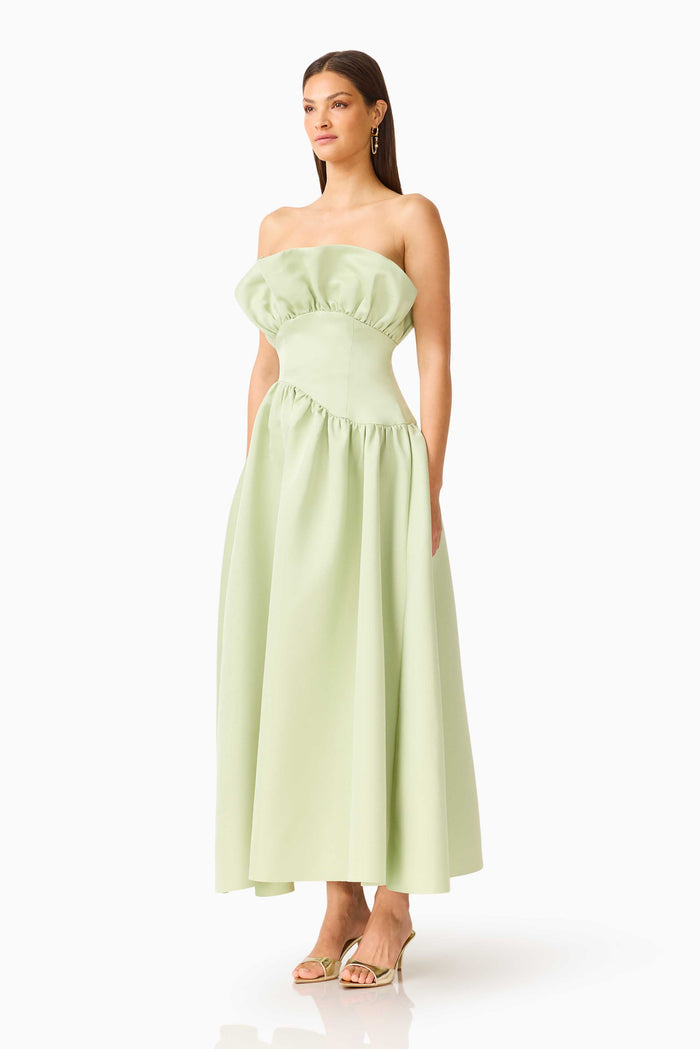 Laurel Sleeveless Maxi Dress in Sage Green