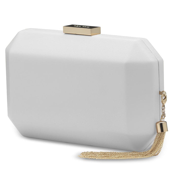 LIA FACETTED CLUTCH
