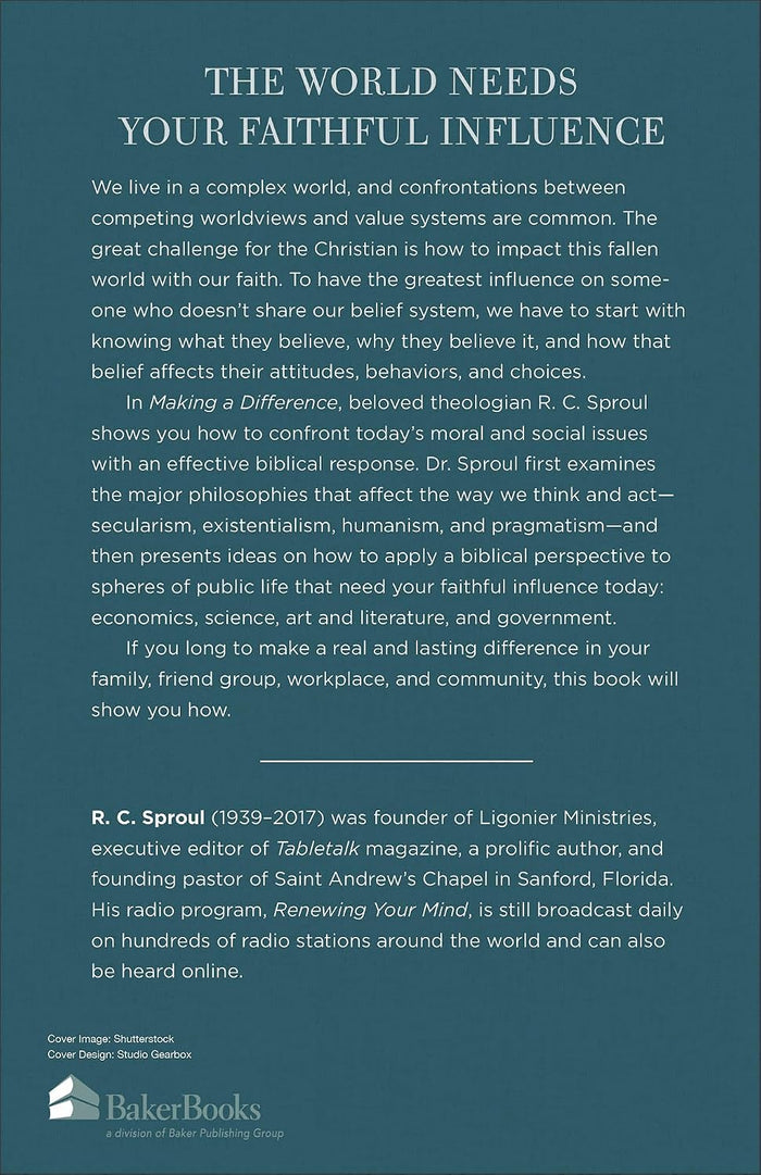 Making a Difference: Impacting Culture and Society as a Christian