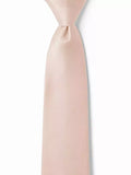 MATTE SATIN BOYS 14" ZIP NECKTIE BY AFTER SIX K115