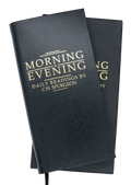 Morning and Evening: Daily Readings by C. H. Spurgeon — Black Leather Gift Boxed