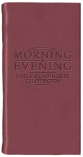 Morning and Evening: Daily Readings by C.H. Spurgeon — Matte Burgundy