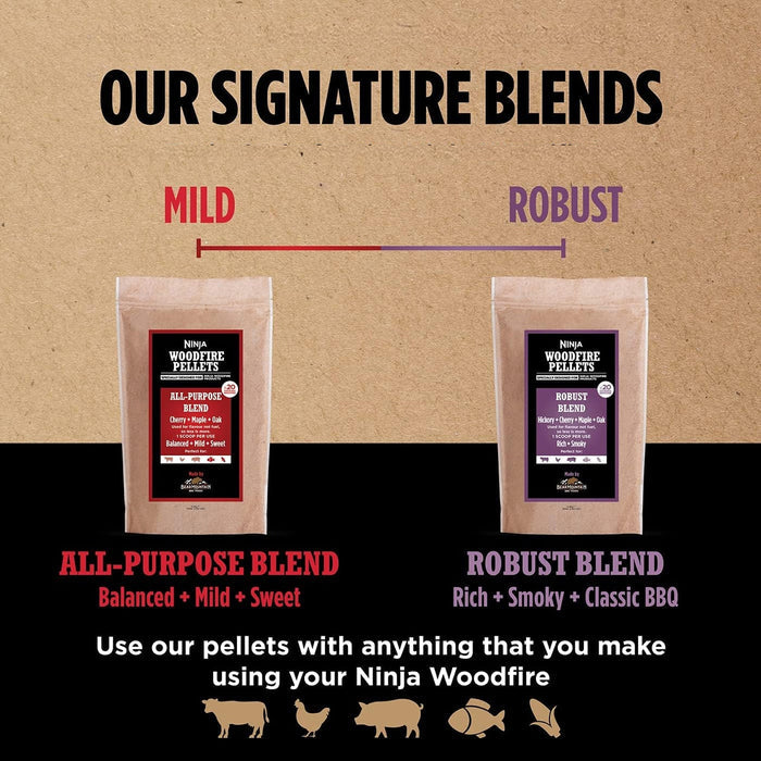 Ninja Woodfire Grill Robust Blend Pellets 900g