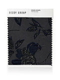 Noir Garden Metallic Jacquard Swatches