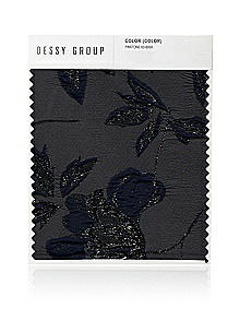 Noir Garden Metallic Jacquard Swatches