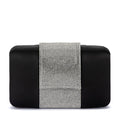 Olga Berg Aubrey Crystal Trim Clutch
