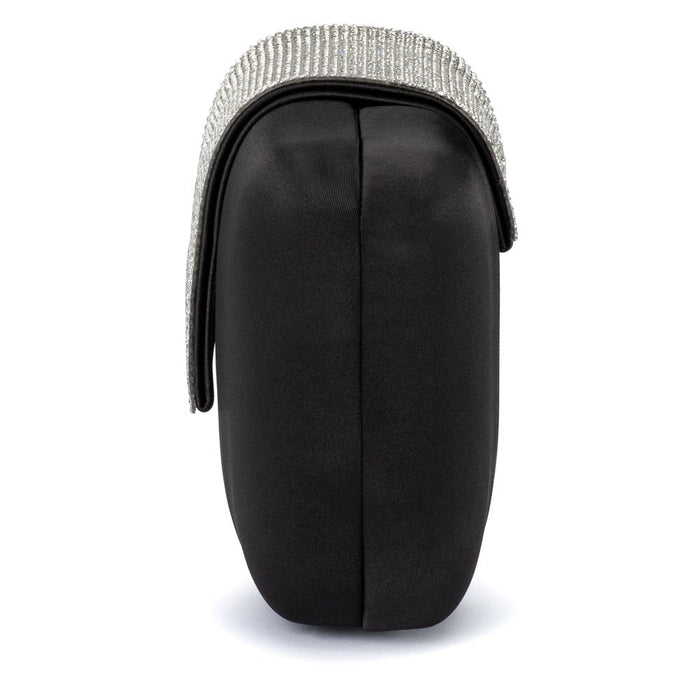Olga Berg Aubrey Crystal Trim Clutch