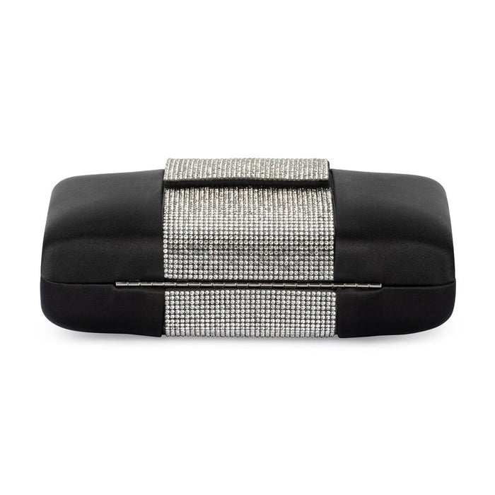 Olga Berg Aubrey Crystal Trim Clutch