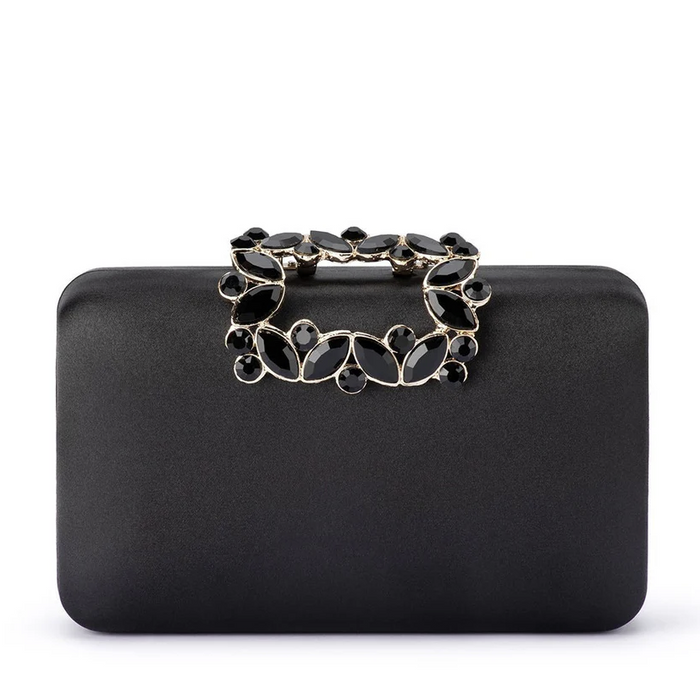 Olga Berg Margalit Crystal Lock Clutch