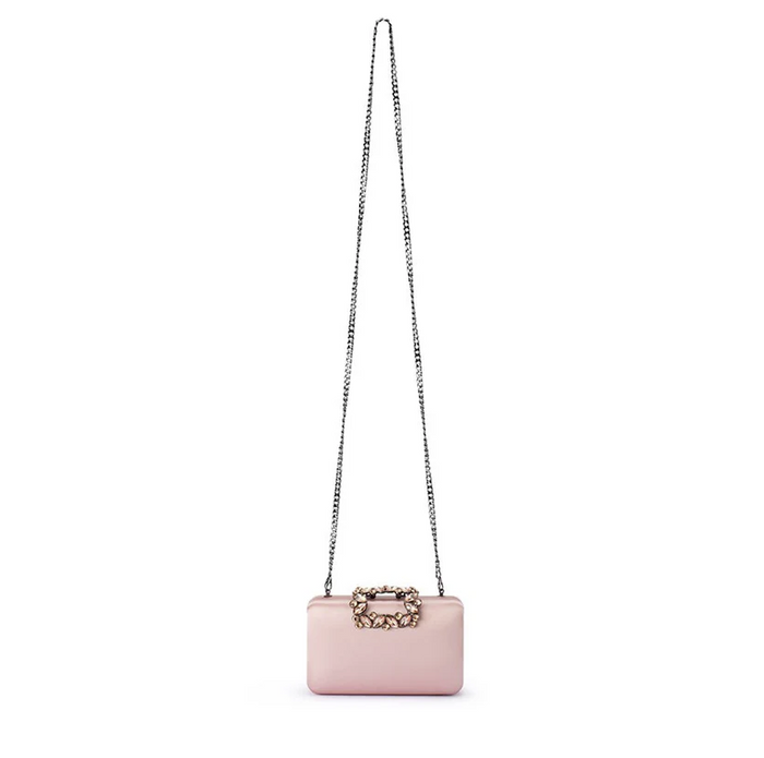 Olga Berg Margalit Crystal Lock Clutch
