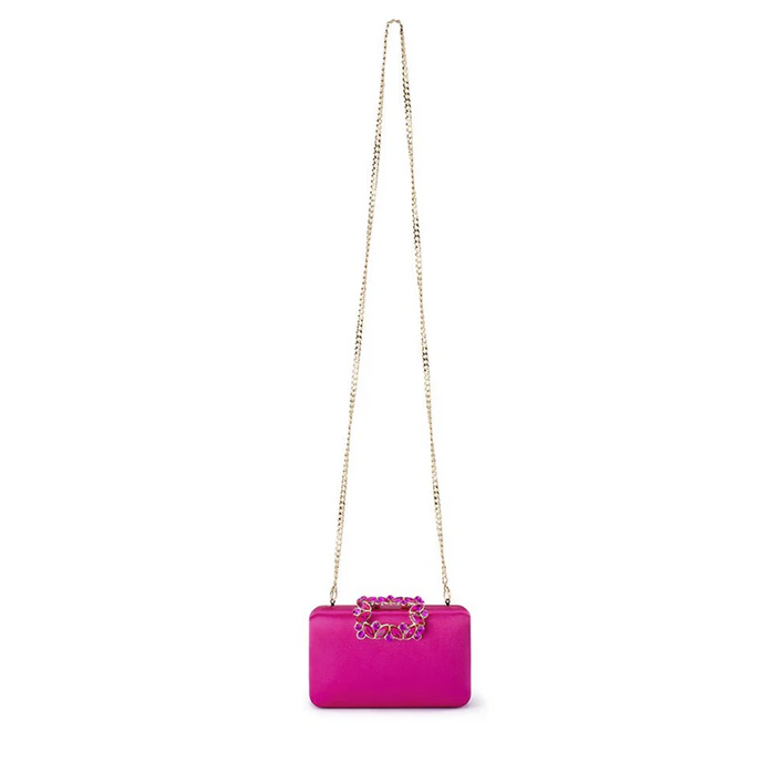 Olga Berg Margalit Crystal Lock Clutch