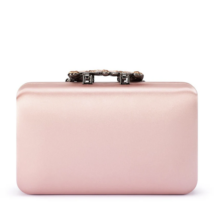 Olga Berg Margalit Crystal Lock Clutch