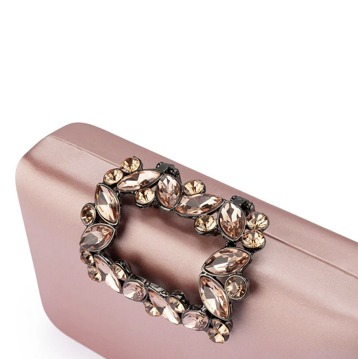 Olga Berg Margalit Crystal Lock Clutch