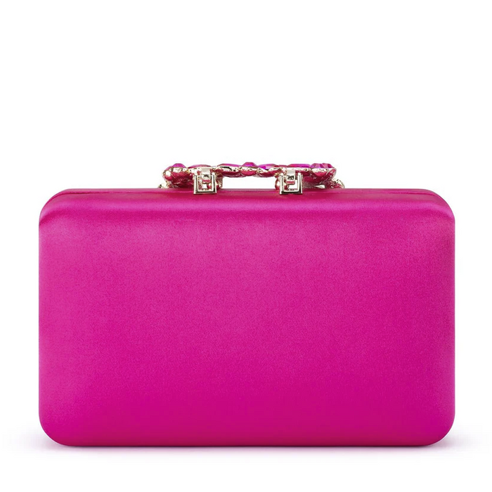 Olga Berg Margalit Crystal Lock Clutch