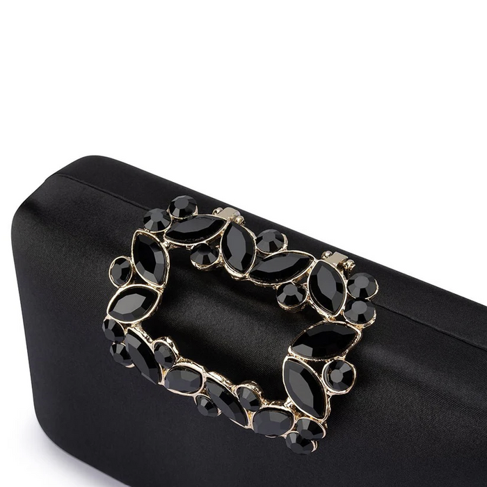 Olga Berg Margalit Crystal Lock Clutch