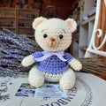 orso per San Valentino, orso amigurumi, orso fatto a mano, orsetto all' uncinetto.