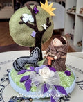 Idee regalo religiose. Bomboniere religiose. Bomboniere francescane. paesaggio con San Francesco D' assisi, regalo san francesco d' assisi,  miracolo del lupo e san Francesco d' Assisi, prodotti alla lavanda originali,  San Francesco e il lupo, miracoli di San Francesco. souvenir di Assisi, negozi di souvenir Assisi, idee regalo con lavanda, idee regalo natale vendita online