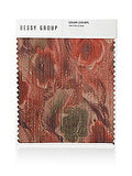 Pleated Metallic Harvest Floral Swatch