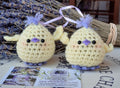 pulcini uncinetto, pulcino ad uncinetto, pulcino profumato, pulcino lavanda