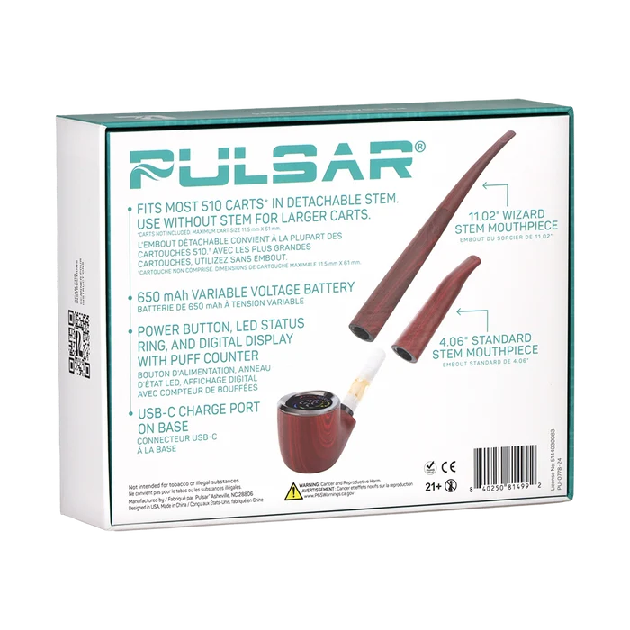 Pulsar 510 DL Wizard Pipe Cartridge Vape