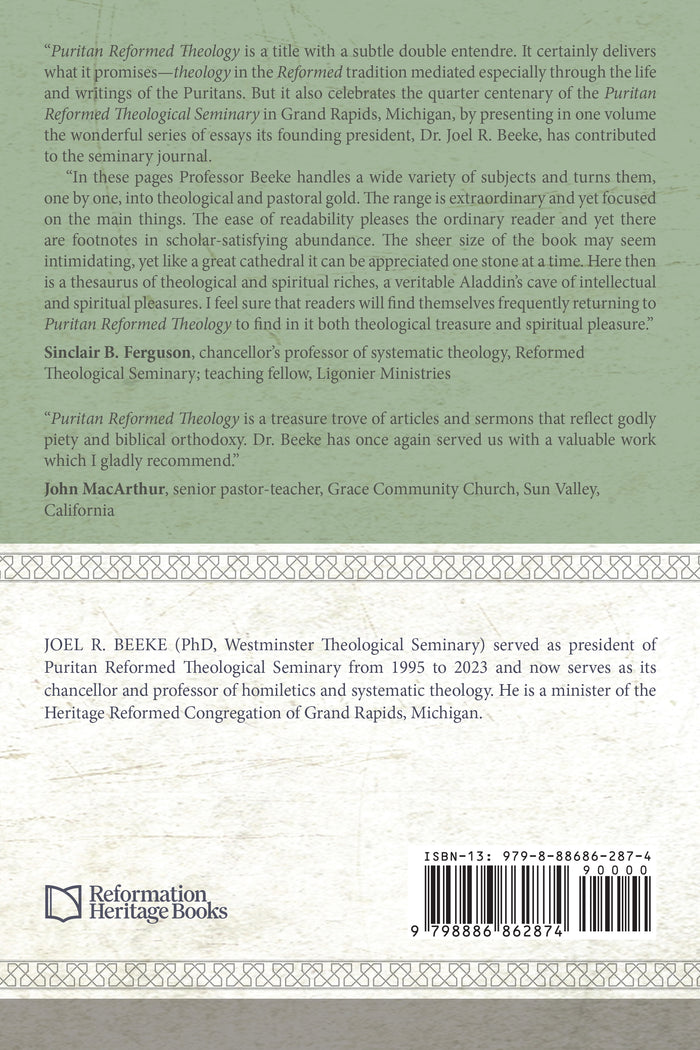 Puritan Reformed Theology