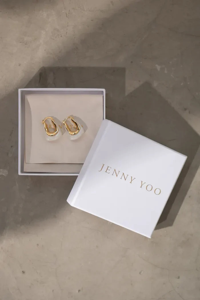 Rana Gold Resin Earring